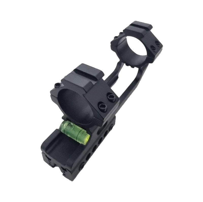 Blockmontage 30mm / 25,4mm für Picatinny-Schiene 21mm / Prismen-Schiene 11-14mm / Wasserwaage