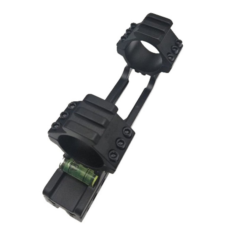 Starke Blockmontage 30mm / 25,4mm für Picatinny-Schiene 21mm / Prismen-Schiene 11-14mm / Wasserwaage