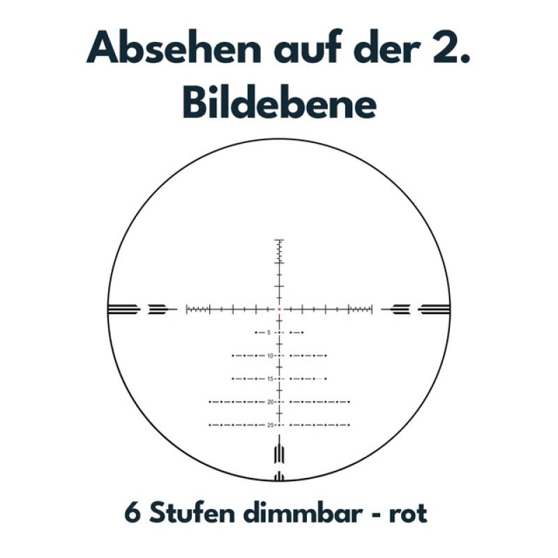 Zielfernrohr Orion Pro Max 3-18x50 HD SFP von Vector Optics SCOL-57 / Leuchtpunkt / Parallaxenausgleich