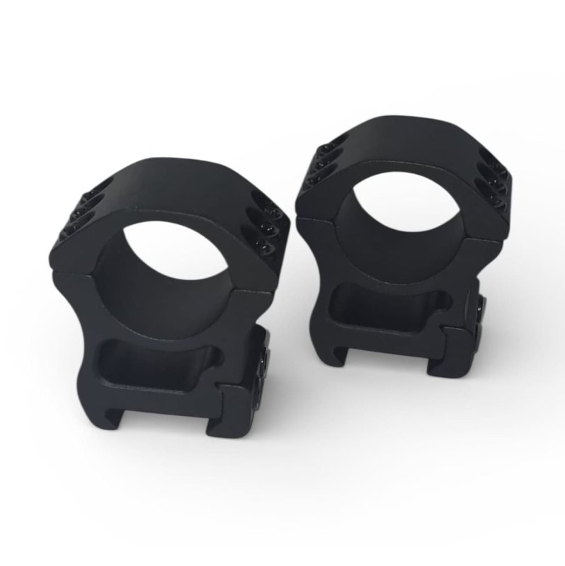 Zielfernrohr-Montageringe Ø 25,4mm für eine Picatinny-Schiene aus Aluminium/ Hoch