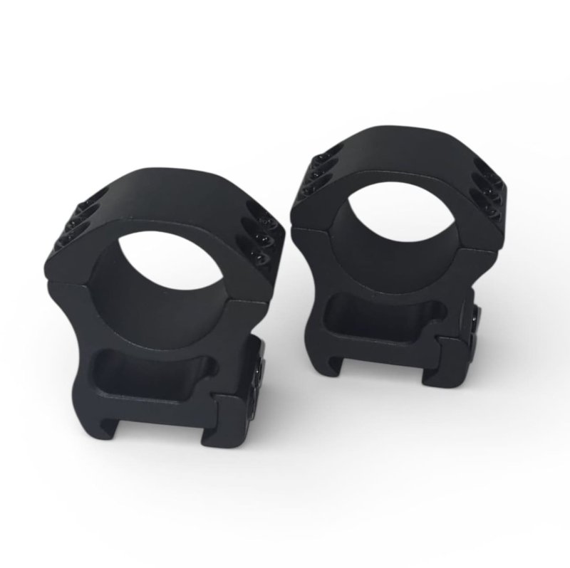 Zielfernrohr-Montageringe Ø 25,4mm für eine Picatinny-Schiene aus Aluminium/ Mittlere Höhe