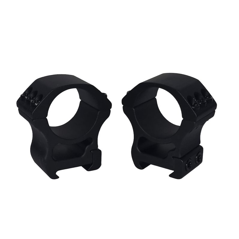 Zielfernrohr-Montageringe Ø 30mm für eine Picatinny-Schiene aus Aluminium / Mittlere Höhe