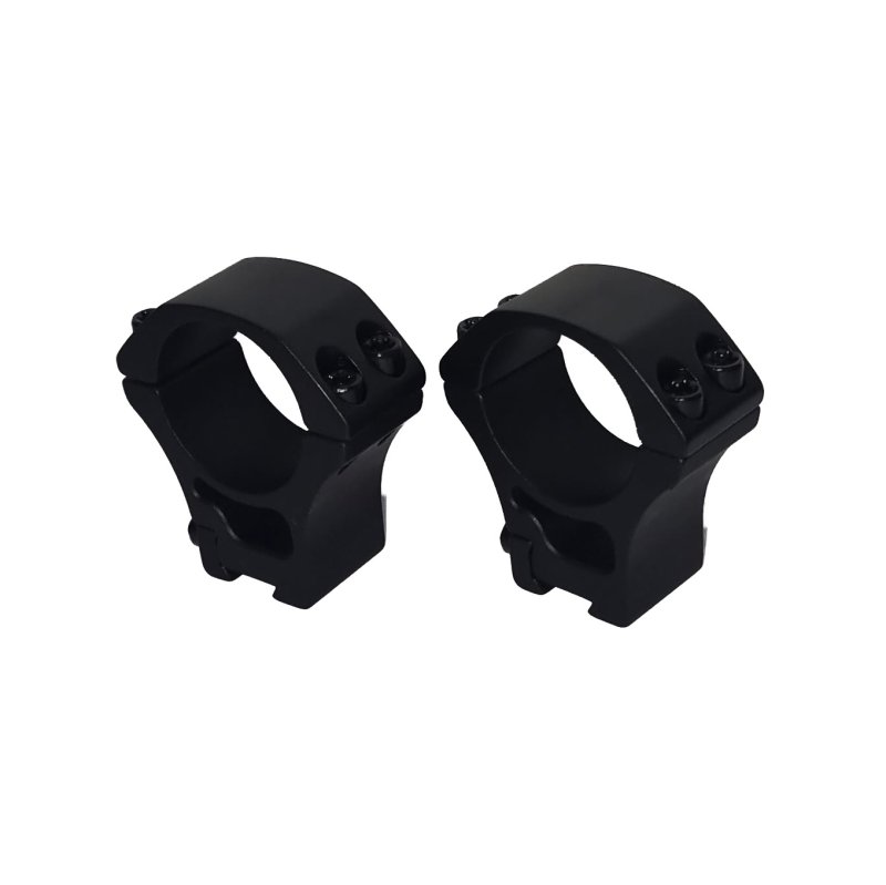 Zielfernrohr-Montageringe Ø 30mm für eine Prismenschiene aus Aluminium / Mittlere Höhe