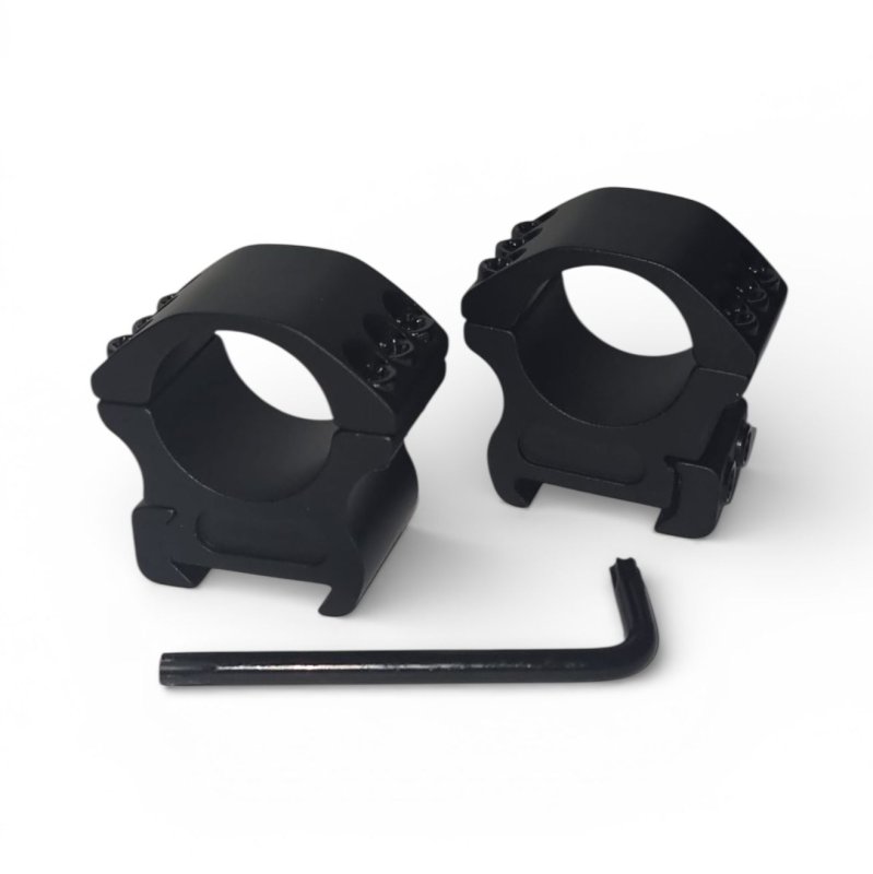 Zielfernrohr-Montageringe Ø 25,4mm für eine Picatinny-Schiene aus Aluminium
