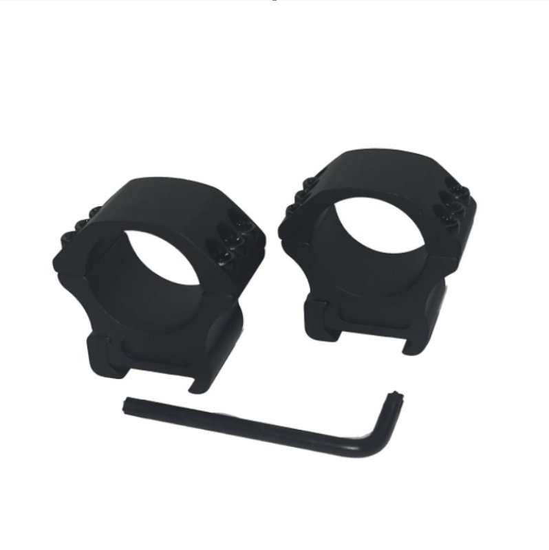 Zielfernrohr-Montageringe Ø 30mm für eine Picatinny-Schiene aus Aluminium
