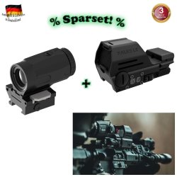 Falke LE QL GEN 2 Leuchtpunktvisier / Red-Dot + Magnifier B3X LE Sparset