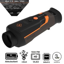 Kahles HELIA TI 18+ Wärmebildhandgerät mit NETD-Wert von 20 mK, 640px-Sensor und einem unglaublichen Sehfeld von 44m (@100m)