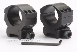 Starke tiefe Montageringe 30mm für Zielfernrohr Weaver / Picatinny 21 mm